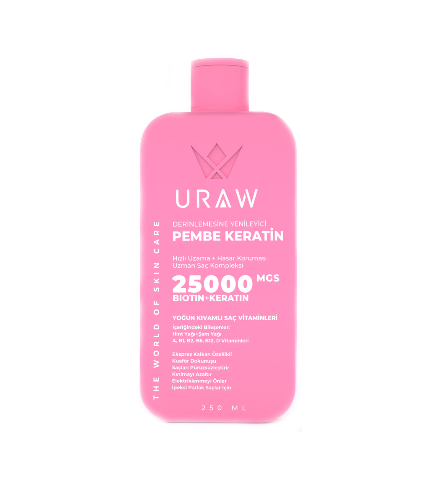 Różowa Keratyna do włosów Pink Keratin